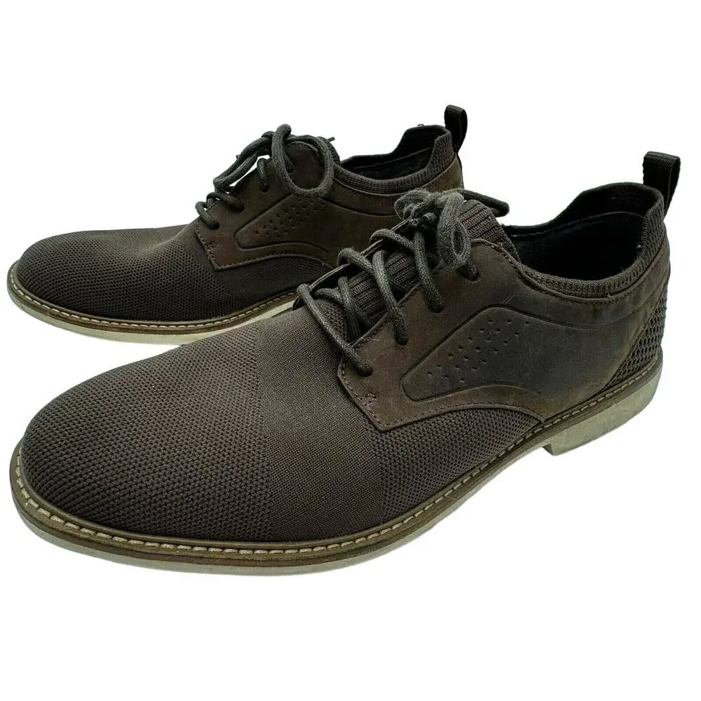 MARK NASON |‎ Men's 10.5 Oxfords Clubman Chocolate Brown Westside Loafers Shoes